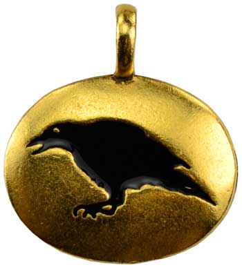 Raven Totem Gold - Click Image to Close