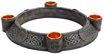 Celtic Knot Work candle holder 1 1/4" - Click Image to Close