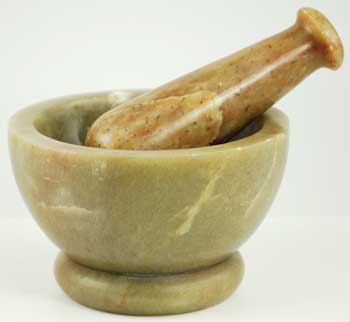 Soapstone Mortar and Pestle Set - Click Image to Close