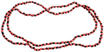 Elegua beads red & black - Click Image to Close