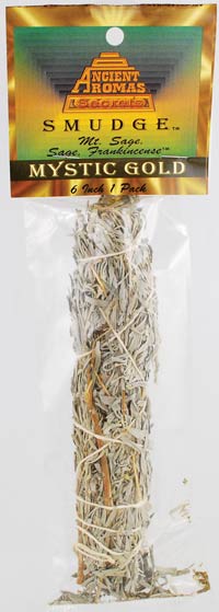 Mystic Gold Smudge stick 5-6" - Click Image to Close